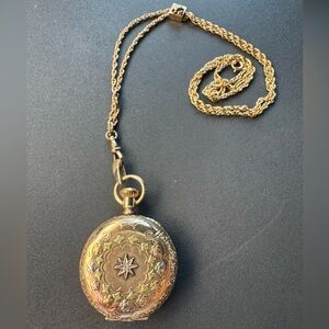 Elgin 14 kt gold pocket watch 1910 circa